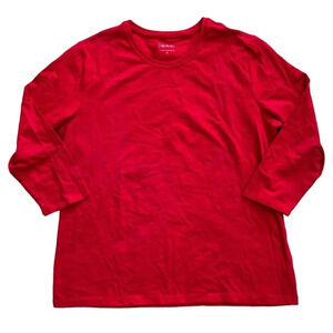 Relativity Red 3/4 Sleeve Tee XL